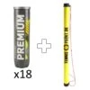 Premium 18x 4 Ball Tube Plus Ball Tube -Wilson Store 0122000000 000