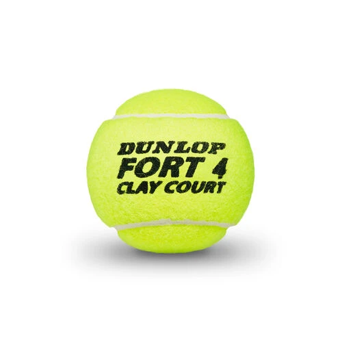 Dunlop Fort Clay Court 4 Ball Tube 5 Dunlop Fort Clay Court 4 Ball Tube - Image 3