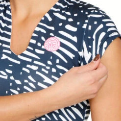 BIDI BADU Fingerprint Printed V-Neck T-Shirt Women -Wilson Store 01897000 0 5