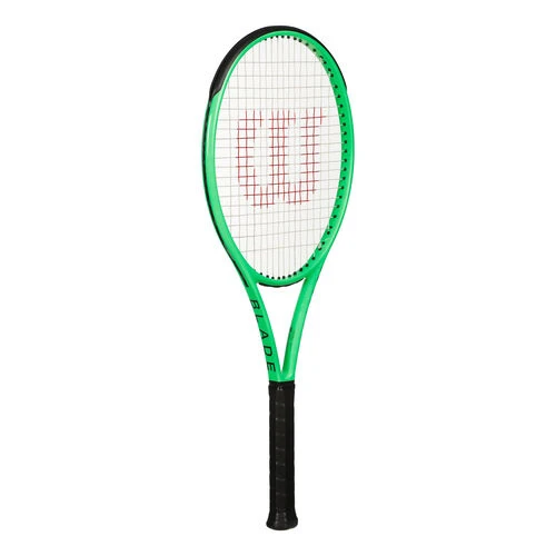 Wilson Blade 100L V8 Bright Neon Green Tour Racket 5 Wilson Blade 100L V8 Bright Neon Green Tour Racket - Image 4