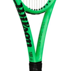 Wilson Blade 100L V8 Bright Neon Green Tour Racket 11 Wilson Blade 100L V8 Bright Neon Green Tour Racket -Wilson Store 04008000 10