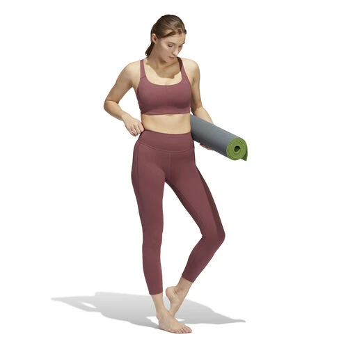 ADIDAS Velcro Studio Mid Stripes Sports Bras Women 7 ADIDAS Velcro Studio Mid Stripes Sports Bras Women - Image 5