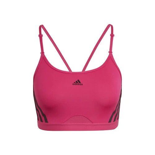 ADIDAS Aeroreact Low-Support 3 Stripes Sports Bras Women 3 ADIDAS Aeroreact Low-Support 3 Stripes Sports Bras Women