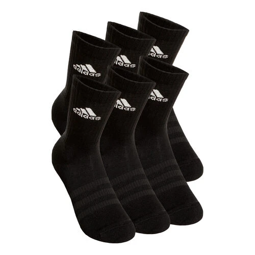 ADIDAS Crew Sportswear Ankle Sports Socks 6 Pack 3 ADIDAS Crew Sportswear Ankle Sports Socks 6 Pack