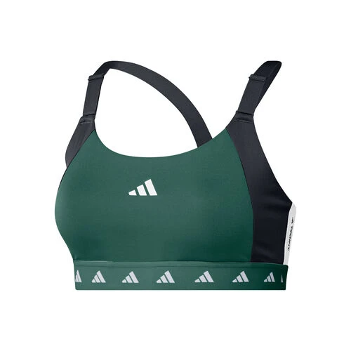 ADIDAS PWI Medium-Sport Tech-Fit Color Block Sports Bras Women 3 ADIDAS PWI Medium-Sport Tech-Fit Color Block Sports Bras Women